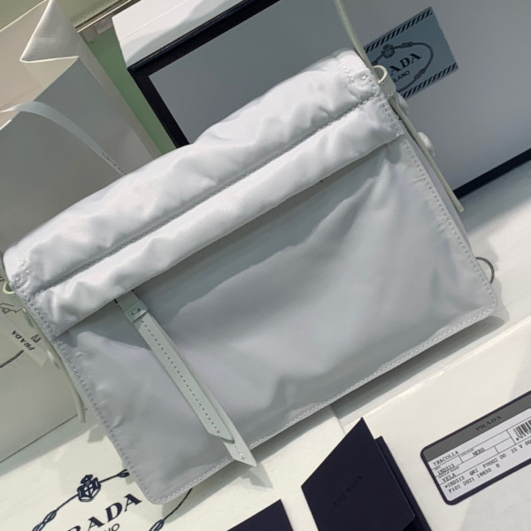 Pra*a small padded re-nylon shoulder bag