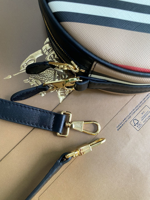 B**rry icon stripe e-canvas l0*ise bag