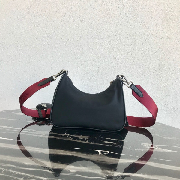 Pra*a nylon hobo bag