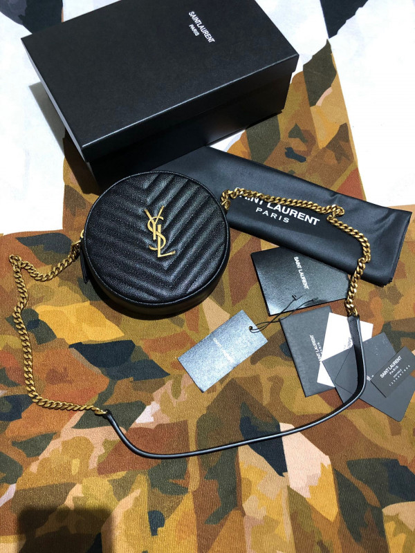 Y*L vinyle round camera bag