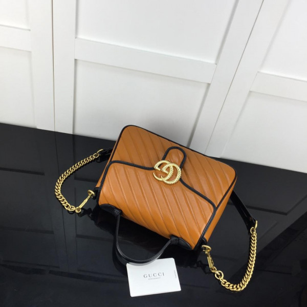G*u*i gg marmont small top handle bag
