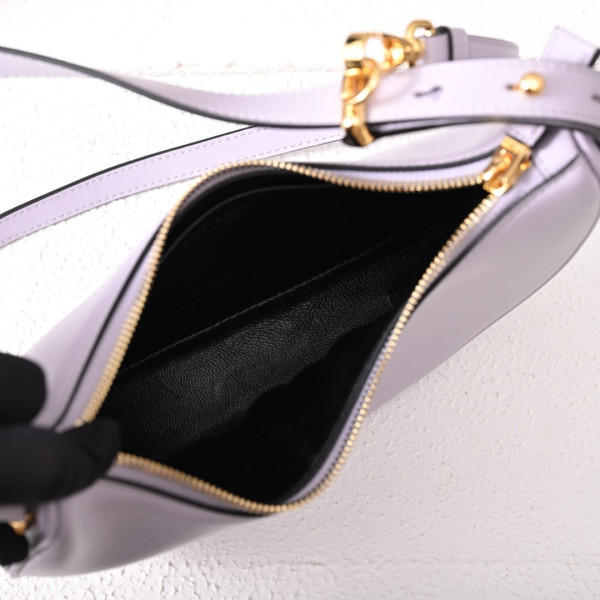 Pra*a arqué leather shoulder bag-22.5*18.5*6cm