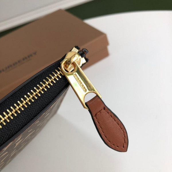 B**rry tmonogram stripe print e-canvas zip pouch