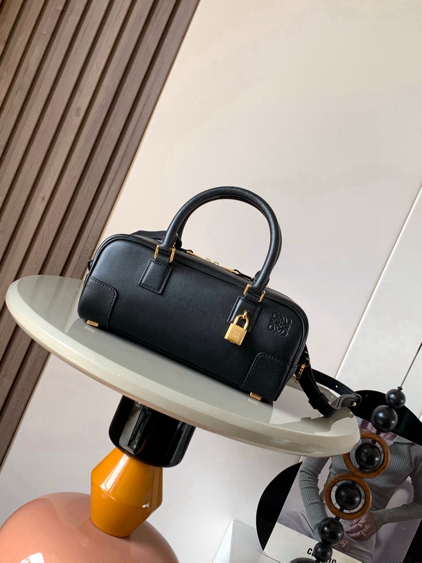 L0ew* amazona 23 cropped bag in nappa calfskin - 23*10*11cm